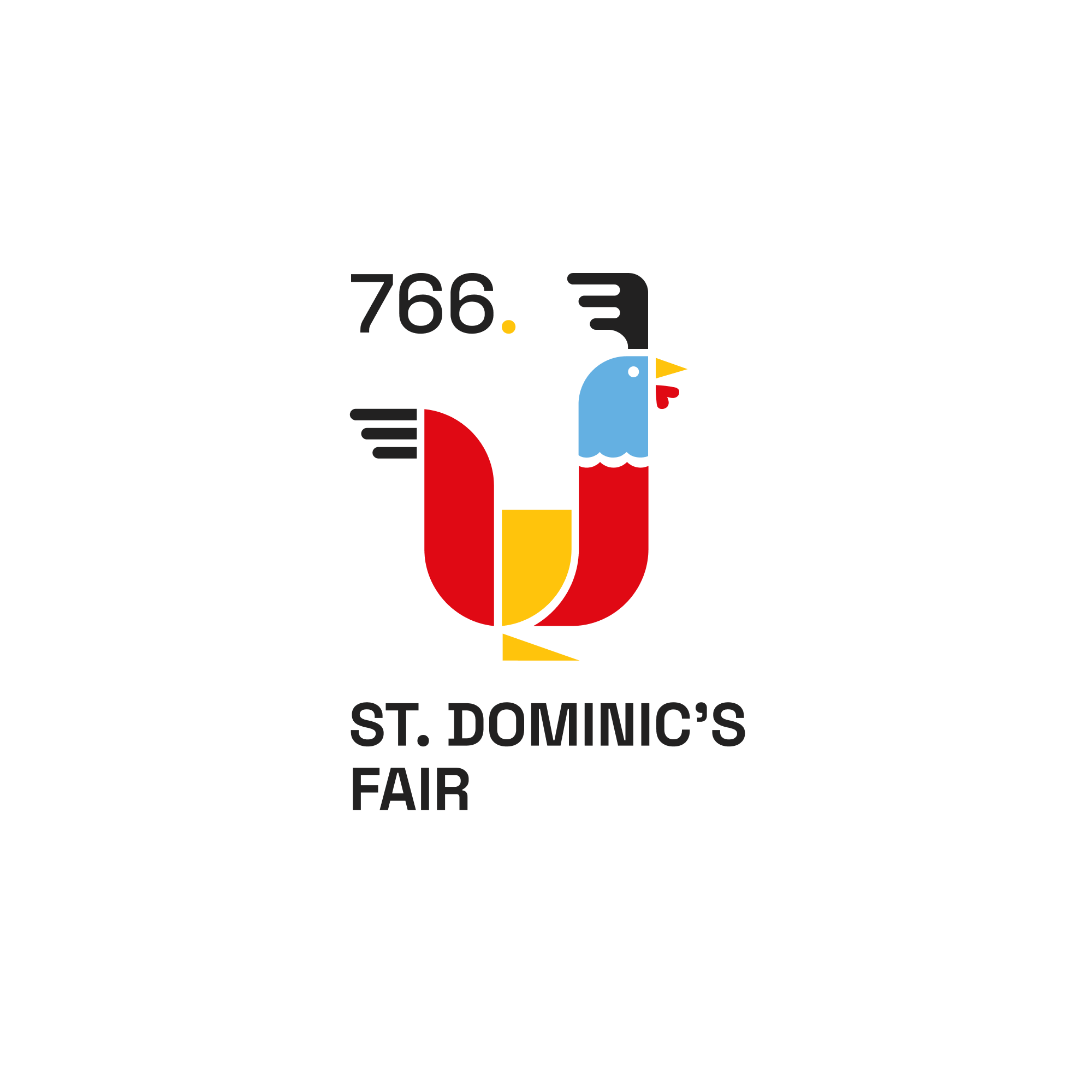 JŚD ANG. Logo Alternatywne (+Tło) logo 766. Jarmarku św. Dominika - wersja angielska