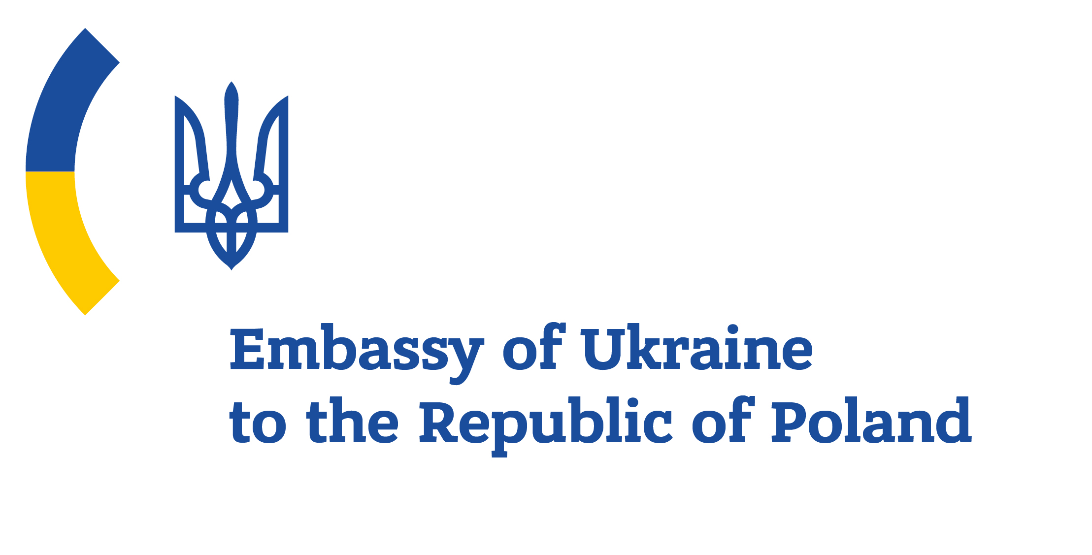 Logo of Embassy of Ukraine to&nbsp;the Republic of Poland