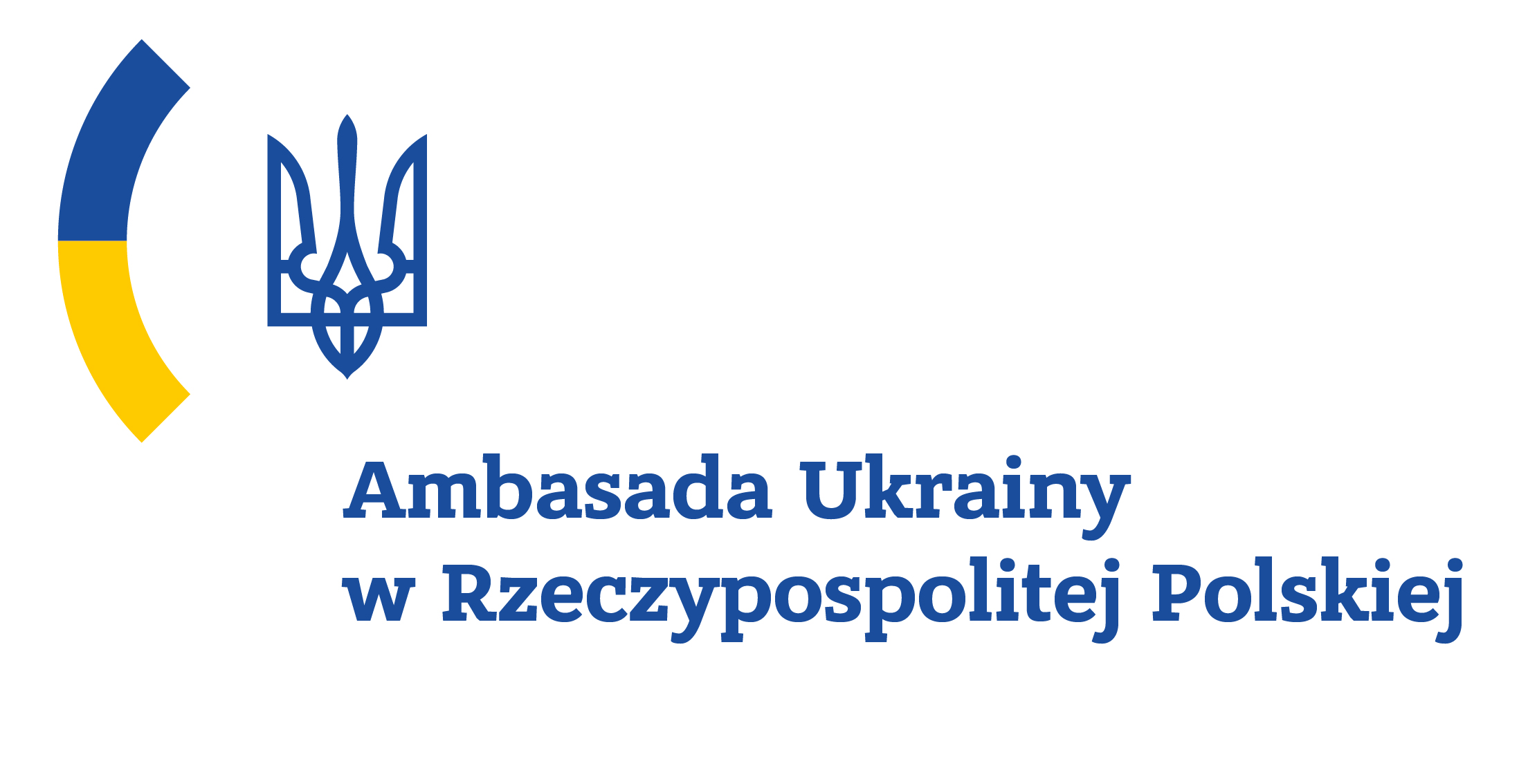 Logo Ambasady Ukrainy w&nbsp;Rzeczypospolitej Polskiej